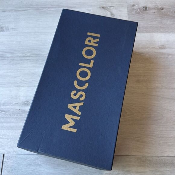 Mascolori Men's Oxford Multicolored Size 44Euro 12US Made In Portugal New In Box - Picture 4 of 10